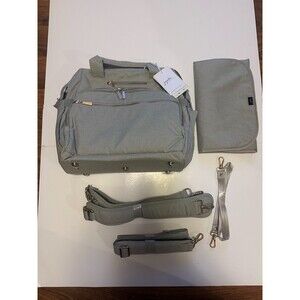 NWT JuJuBe Dr BFF Diaper Bag Set In Pebble Bakcpack,Tote,Crossbody